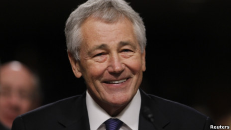 前联邦参议员哈格尔将出任国防部长（资料照片，31/01/2013）