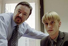 Image: Ricky Gervais as David Brent and Mackenzie Crook as Gareth