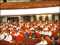 Đại biểu tại một phiên khai mạc Hội nghị Trung ương