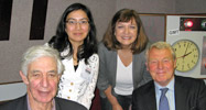 Lewis Wolpert, Tahmima Anam, Bridget Kendall and Paddy Ashdown