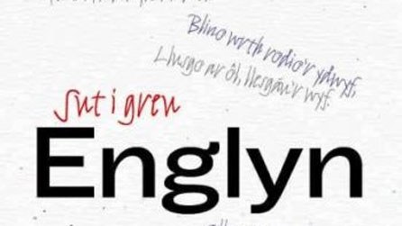 Rhan o glawr y llyfr