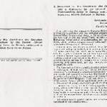 Document issued to European British Subjects in Burma (page 1 of 5)