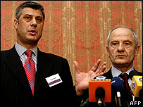 Hashim Thaçi dhe Fatmir Sejdiu