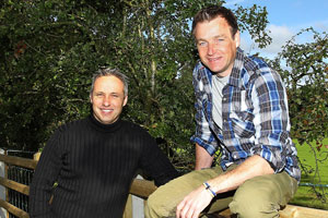 Left to right: Colin Donaldson and Chris Beardshaw 