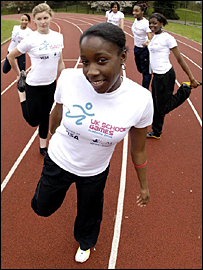 英国年轻运动员