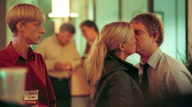 Dawn Tinsley kissing Tim Canterbury