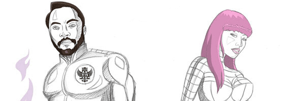 Will.I.Am and Nicki MInaj