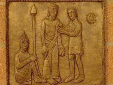 Jesus clothes are removed