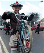 Supergran on her bike