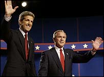 John Kerry ve George Bush