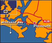 Map of the sinking location