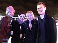 People at Street Ice