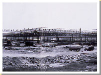 Photograph of the Linwood factory under construction.