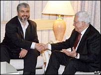Halid Meşal ve Mahmud Abbas