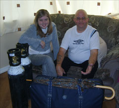 Jessica and her dad, Harry