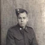 this is a picture sent home by my grandfather to his parents at christmas circa 1940 probably sent from his training camp in scottland.