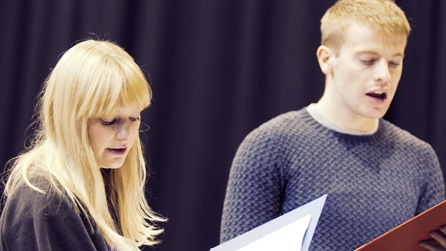 Ymarfer ar gyfer y cynhyrchiad