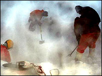 The melt tank - British Antarctic Survey