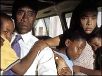 Don Cheadle and Sophie Okonedo