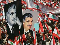 Lübnan'da protesto gösterisi