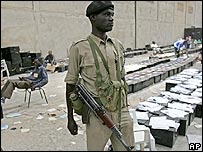 Urnas em Uganda