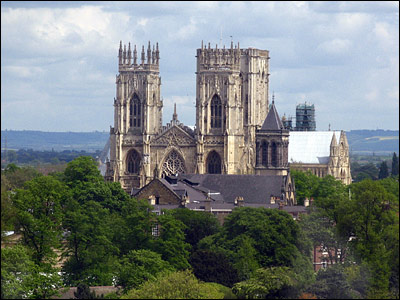 View of York Minster from the Yorkshire wheel