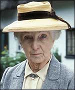 Joan Hickson as Miss Marple