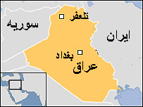 تلعفر در نقشه عراق