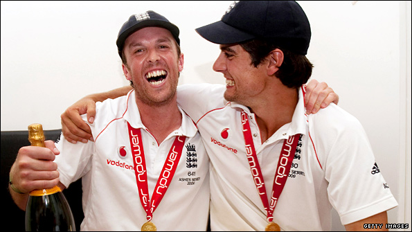 Graeme Swann and Alastair Cook