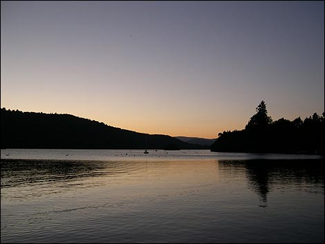 Sunset at Bowness on Windermere