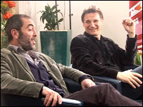 Liam Neeson and James Nesbitt
