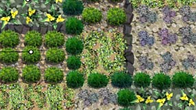 A detail from the takeaway plan