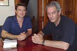 Owen Sheers and Paul Auster