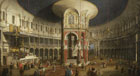 The rotunda at Ranelagh Gardens c.1751 where Handel's music was often performed. 1754 painting by Canaletto