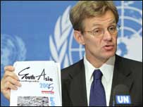 اقوام متحدہ کے ریلیف کوآرڈینیٹر ژاں ایگیلین