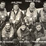 100 Squadron Waltham, Horace and the crew of their Lancaster bomber c.1944