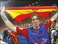 Spanish striker Fernando Torres