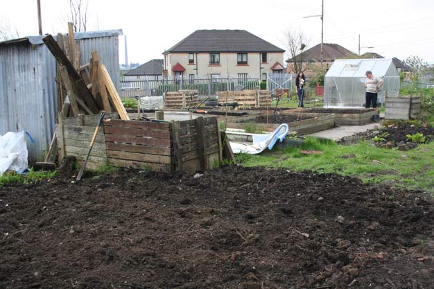 Ground ready to plant