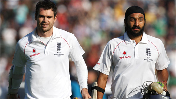 Jimmy Anderson and Monty Panesar were England's unlikely heroes