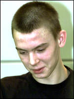 Jeden z vrahů, mladý skinhead Christian Richter