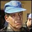 O general Augusto Heleno, comandante da força de paz da ONU no Haiti