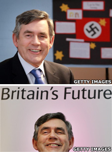 Gordon Brown at a school in Lewisham