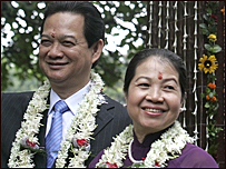 Thủ tướng Nguyễn Tấn Dũng và phu nhân ở Ấn Độ