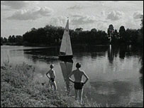 Sailing at Frampton on Severn