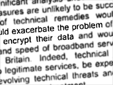 could exacerbate the problem of copyright infringement by encouraging users to encrypt their data