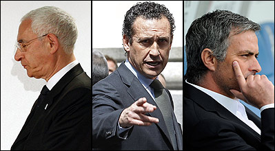 Triesman, Valdano, Mourinho