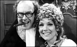 Diana Rigg with Eric Morcambe