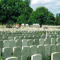 The grave site in Belgium