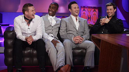 Blue on Friday Night With Jonathan Ross (image: BBC/Hot Sauce)