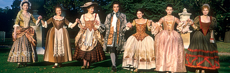 Casanova with lots of women (from a BBC TV drama)